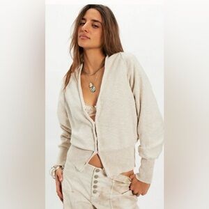 NWT FREE PEOPLE KAIT CARDIGAN